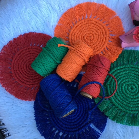 4PCS Macramé Coaster For Drink 🍹 Handmade - Picture 12 of 13